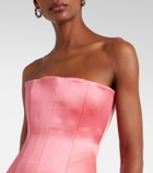 Alex Perry Draped silk gown