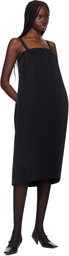Comme des Garçons Comme des Garçons Black Gabardine Midi Dress