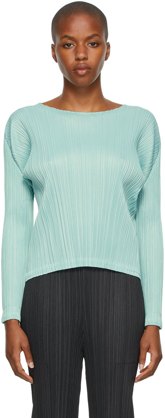 Pleats Please Issey Miyake Mellow Pleats Crewneck Sweater Pleats