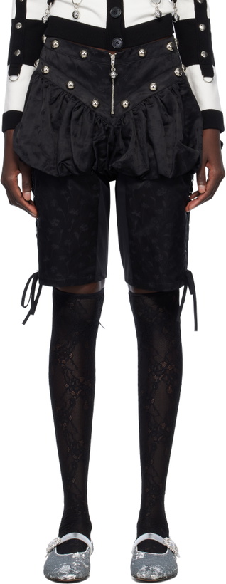 Photo: Chopova Lowena Black Bloomer Shorts
