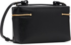 Victoria Beckham Black Leather Vanity Crossbody Bag
