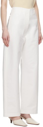 Arch The White Relaxed-Fit Trousers