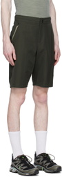 PEdALED Khaki Water-Repellent Shorts