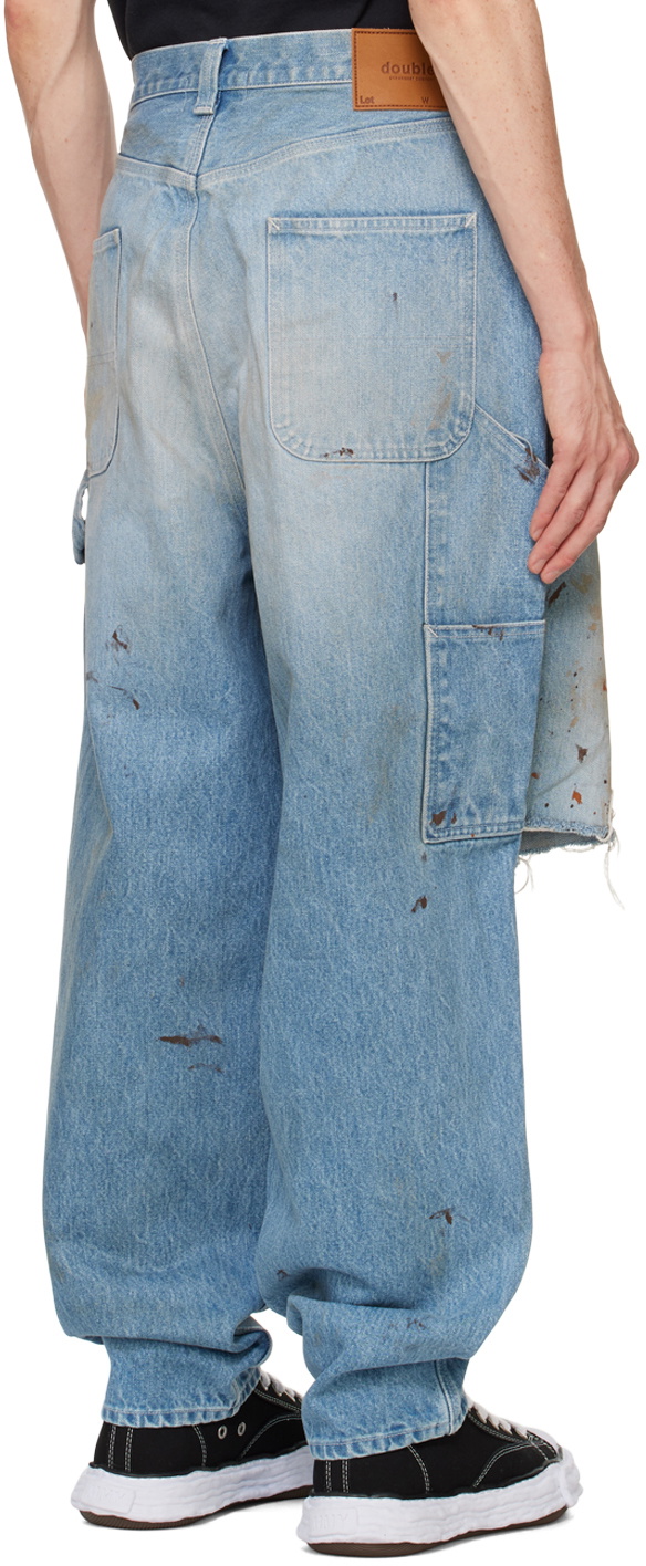 doublet Blue Painter Jeans