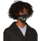 Lanvin Two-Pack Black and White Logo Face Masks