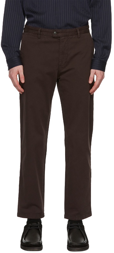 Photo: Tiger of Sweden Burgundy Caiden Trousers