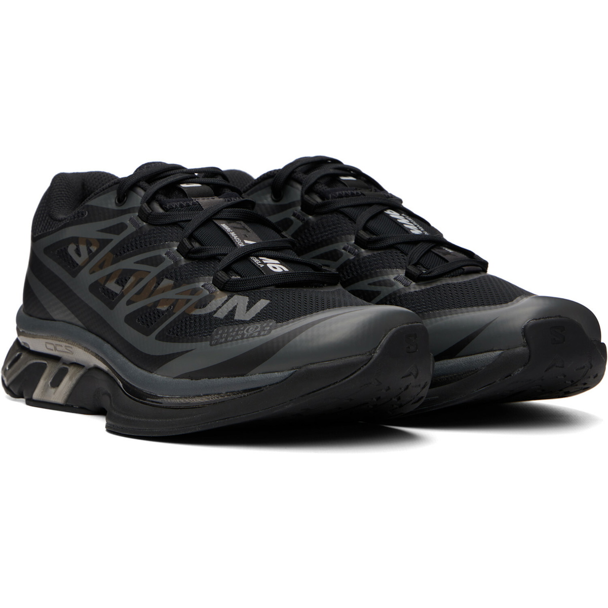 MM6 Maison Margiela Black Salomon Edition XT Sneakers