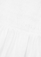Faithfull The Brand Messina Smocked Linen Maxi Dress White