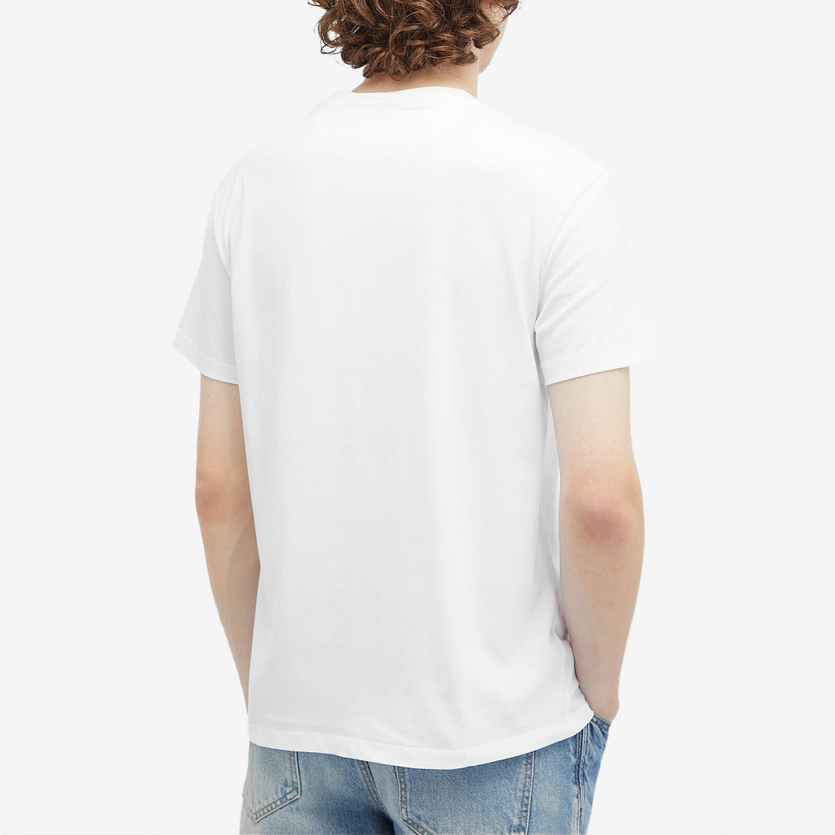 Valentino Men's VLTN Logo T Shirt in White Valentino