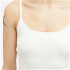 Courreges Women's Courrèges Reedition Knit Tank Top in Heritage White