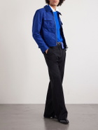 TOM FORD - Slim-Fit Cotton-Satin Blouson Jacket - Blue