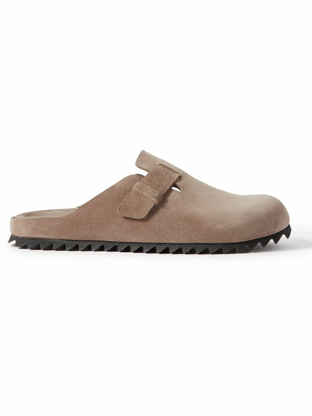 Photo: Officine Creative - Agora Suede Clogs - Brown