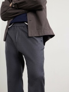 Barena - Bativoga Straight-Leg Wool-Blend Drawstring Trousers - Gray