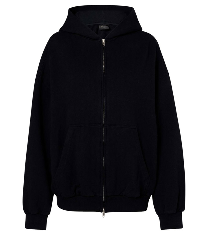 Photo: Balenciaga Zip-up cotton hoodie