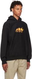 Stüssy Black Flames Hoodie