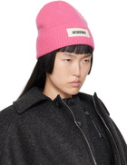Jacquemus Pink Le Chouchou 'Le Bonnet Jacquemus' Beanie