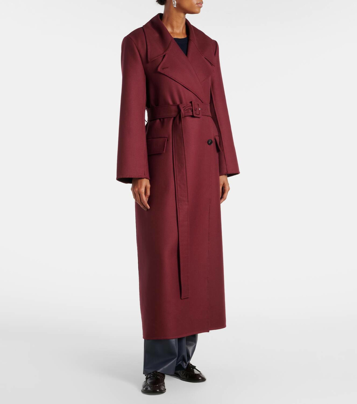CO Double-breasted virgin wool coat