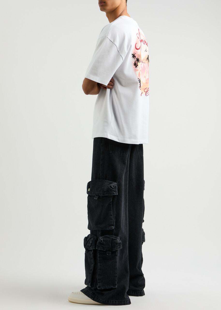 Amiri Paradise Printed Cotton T-shirt White Amiri