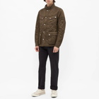 Barbour Men's International Ariel Quilt Jacket in Olive