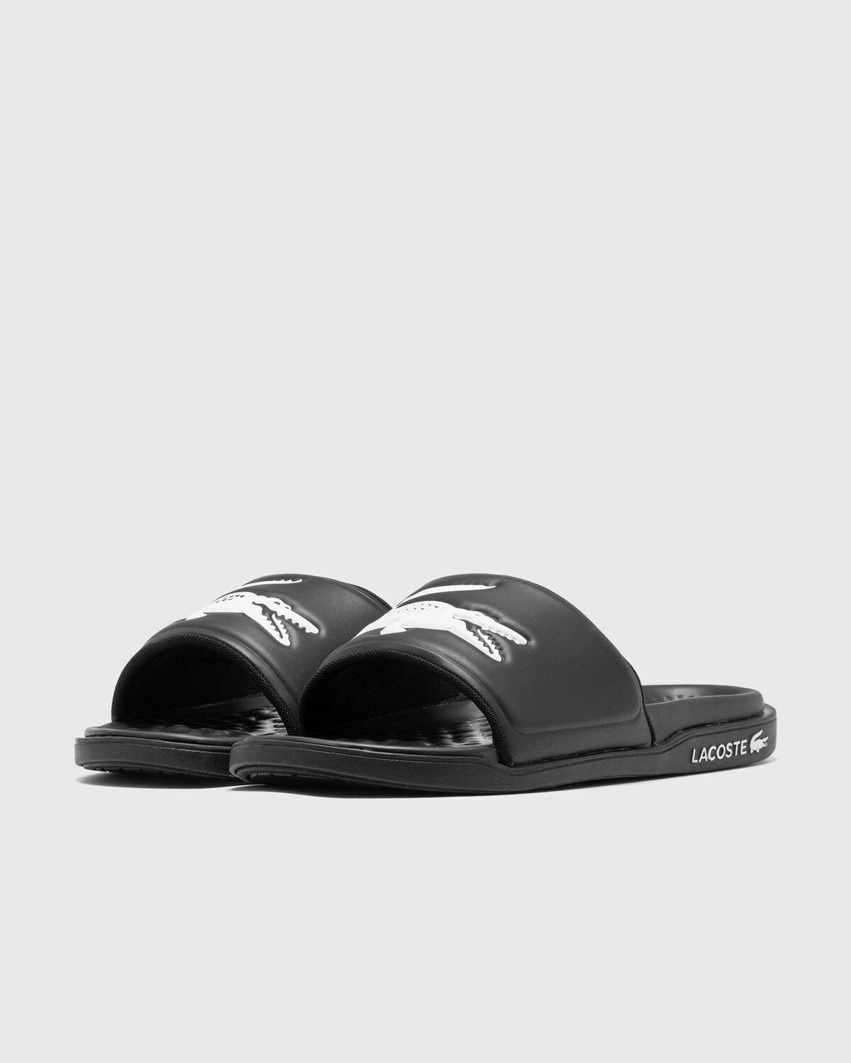 Lacoste Serve Slide Dual 09221 Cma Black - Mens - Sandals & Slides Lacoste