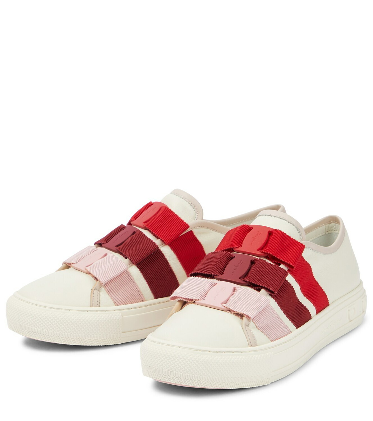 Ferragamo Vara leather sneakers
