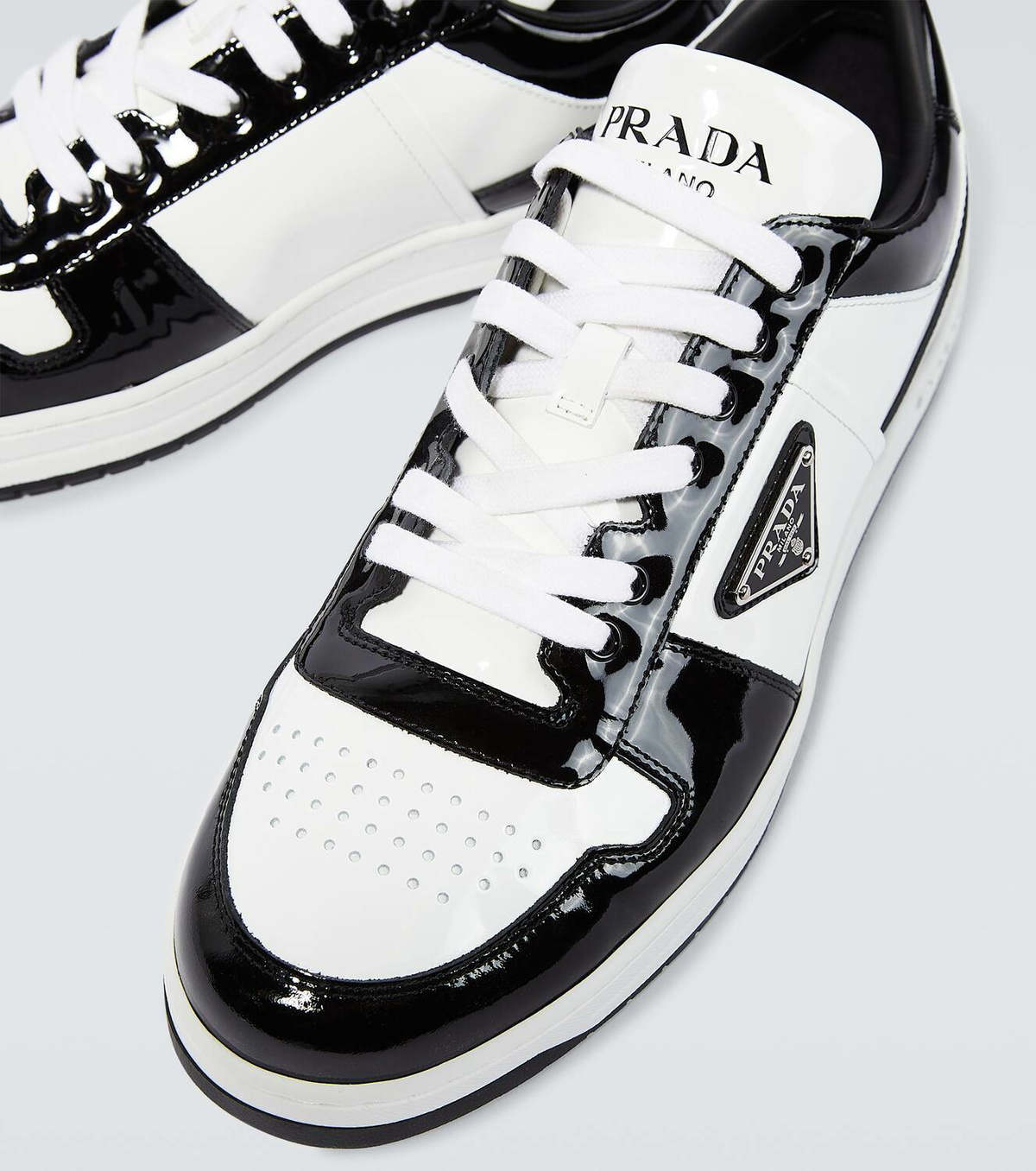 Prada Downtown leather low-top sneakers Prada