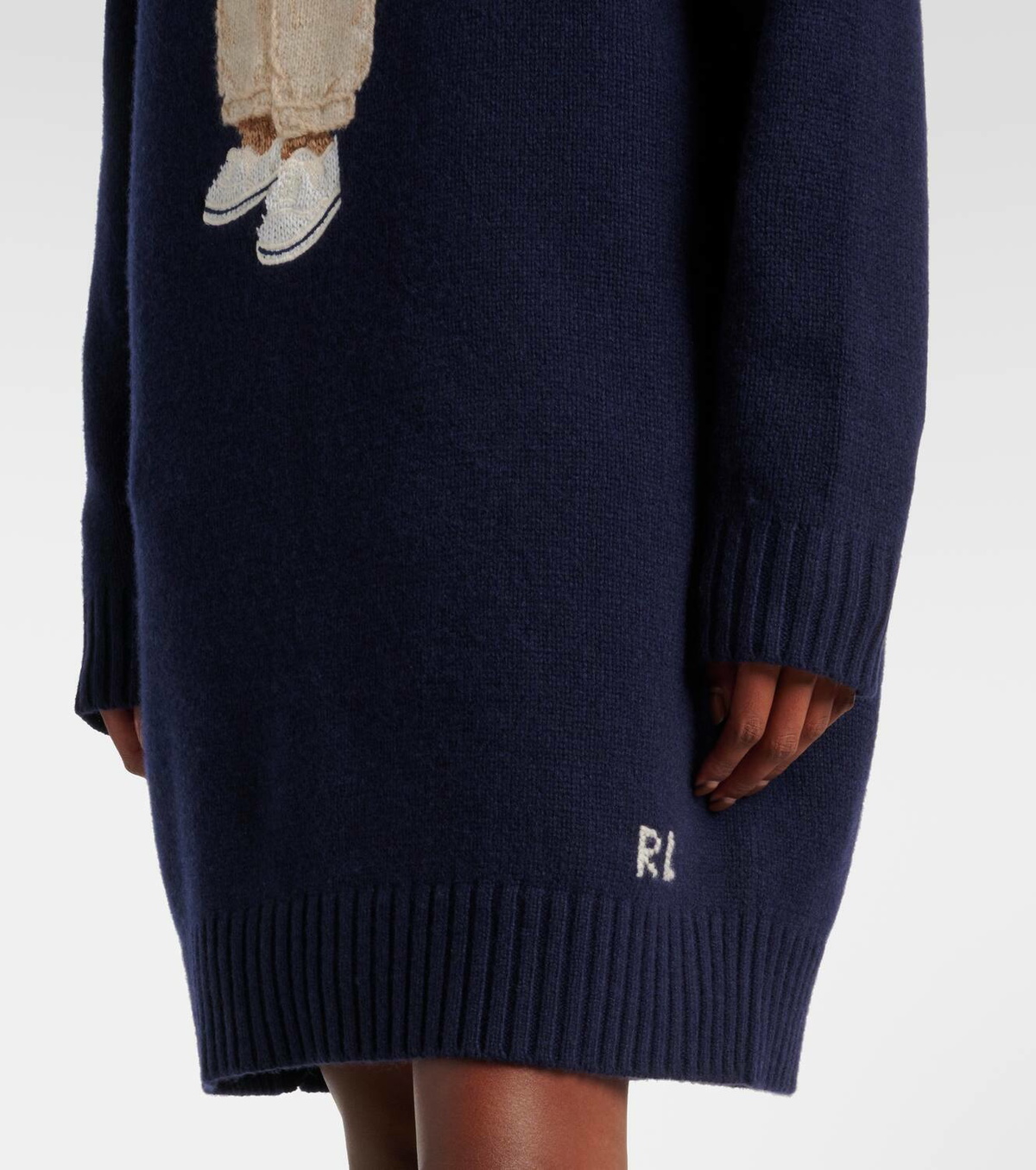 strapless open back dress Button Detail Sweater Dress