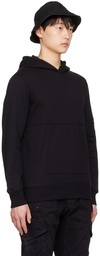 C.P. Company Black Brushed Hoodie