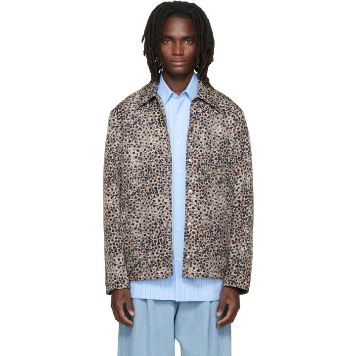 Photo: Dries Van Noten Multicolor Floral Jacket