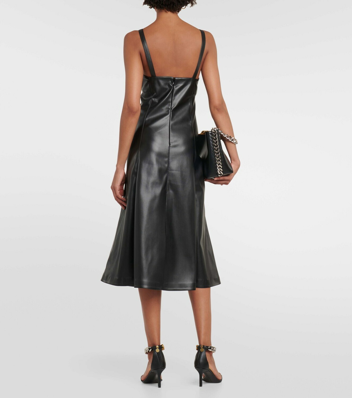 Stella McCartney Faux leather slip dress Stella McCartney