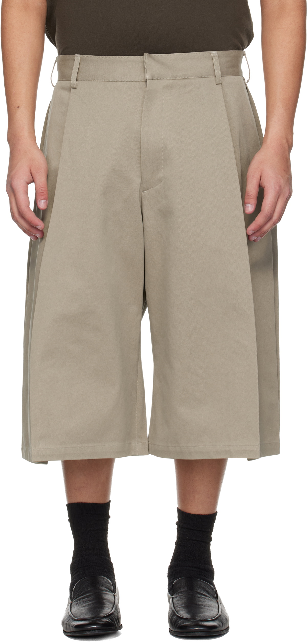Seventh Beige Bermuda Chino Shorts