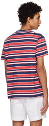 Polo Ralph Lauren Red & Navy Striped T-Shirt