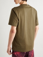 MCQ - In Dust Logo-Appliquéd Printed Cotton-Jersey T-Shirt - Green