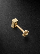 MARIA TASH - Baguette 18-Karat Gold Diamond Single Earring