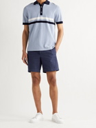 SID MASHBURN - Garment-Dyed Cotton-Canvas Shorts - Blue