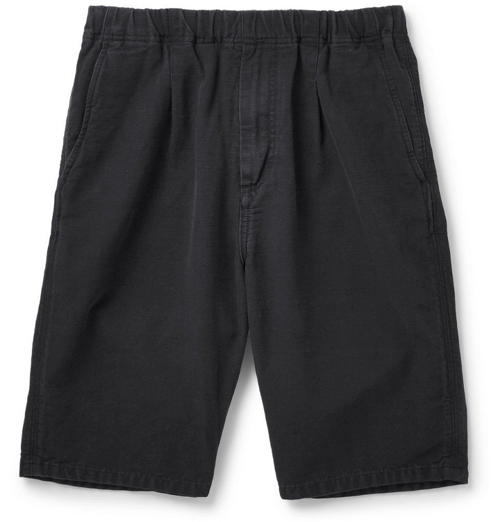 Photo: nonnative - Manager Cotton-Faille Drawstring Shorts - Men - Black