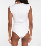 Area - Embellished jersey bodysuit
