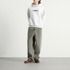 POSTAL Men's Spider Print Hoodie in Marl Grey