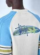 Stüssy Stripe Raglan Crewneck Sweatshirt