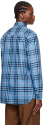 Burberry Blue Check Shirt