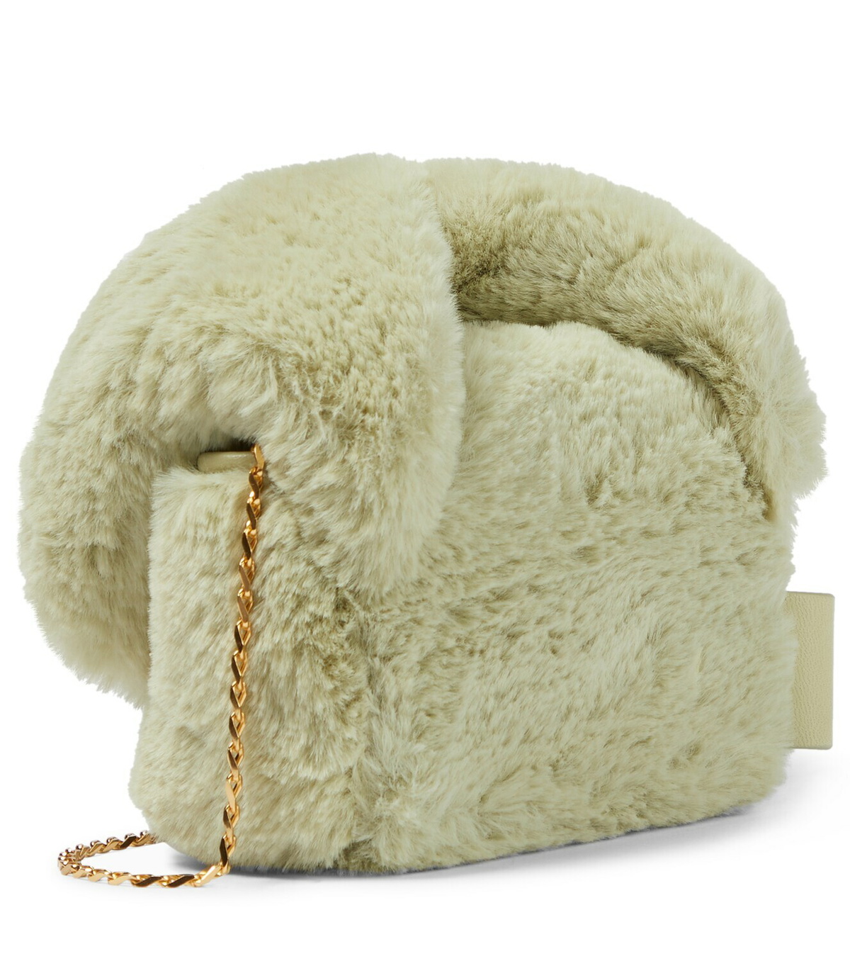 JW Anderson Twister Mini faux fur crossbody bag JW Anderson