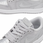 Air Jordan 1 Retro Low OG PS Sneakers in Neutral Grey/Mtlc Silver/White