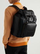 Paul Smith - Logo-Debossed Leather Backpack