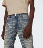 Givenchy - Distressed embellished slim jeans