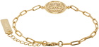 BAPE Gold Baby Milo Bracelet