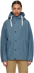 nanamica Blue Hooded Jacket