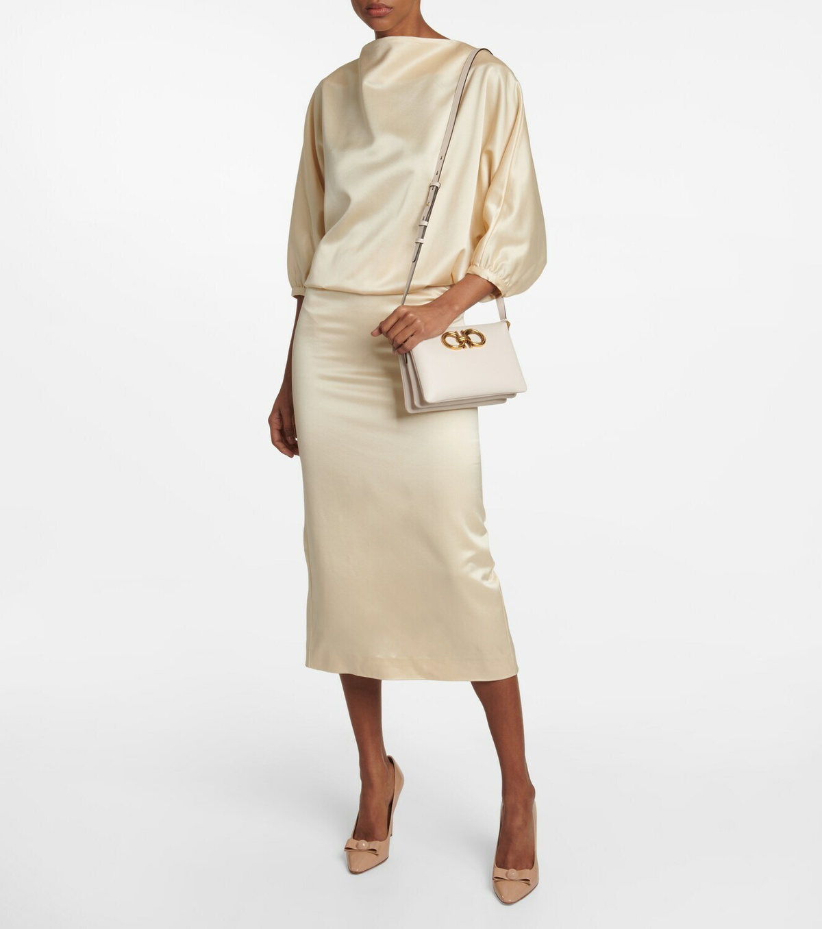 Ferragamo - Trapezio Mini leather crossbody bag Salvatore