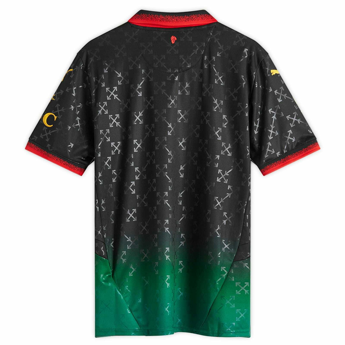 Puma x AC Milan x Off-White Jersey in Black/Power Green