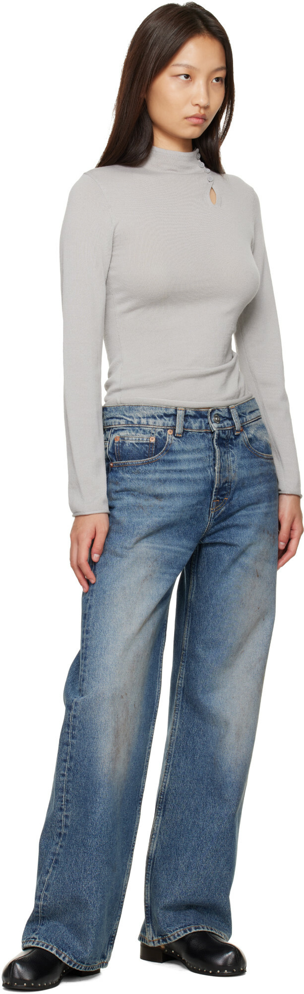 OUR LEGACY Blue Full Cut Jeans