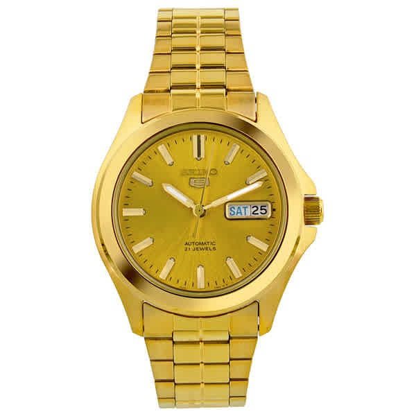 ヒロ 　Seiko ゴールド Seiko 5 All Gold-plated Stainless Steel Mens Watch SNKK98 Seiko
